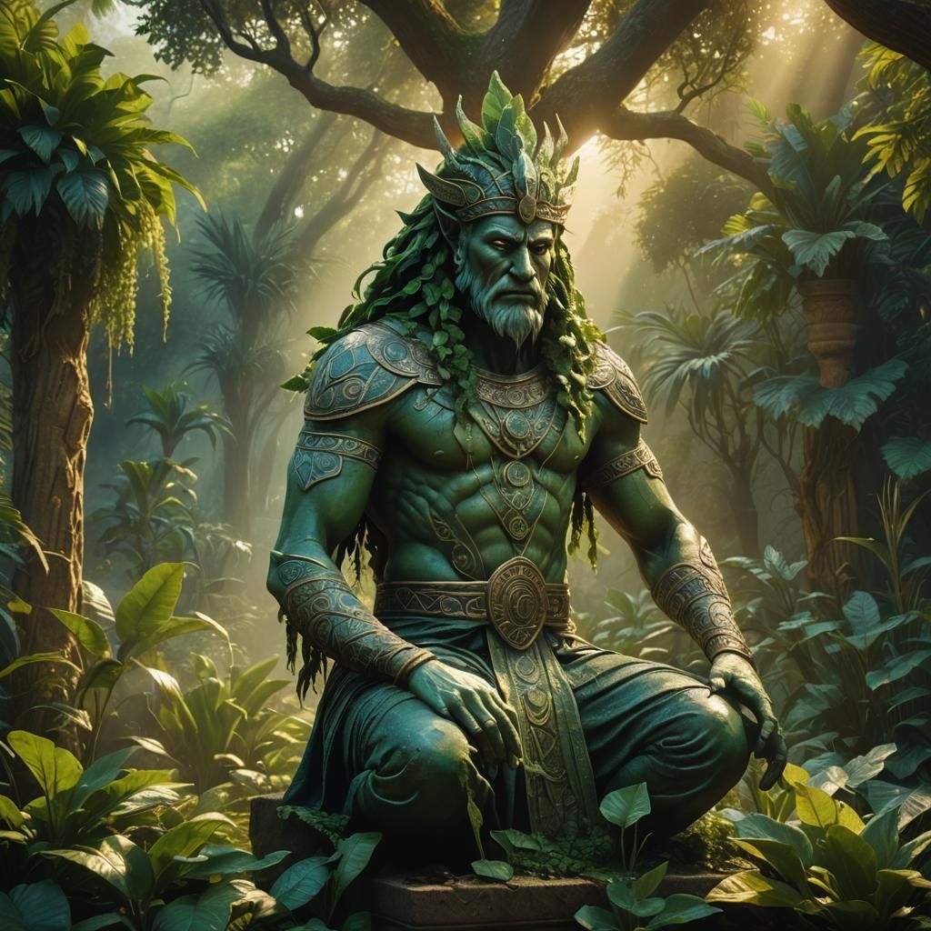 Enkidu's Creation in Ancient Sumerian Garden