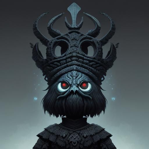 Dark Roblox Avatar in Biomechanical Nightmare