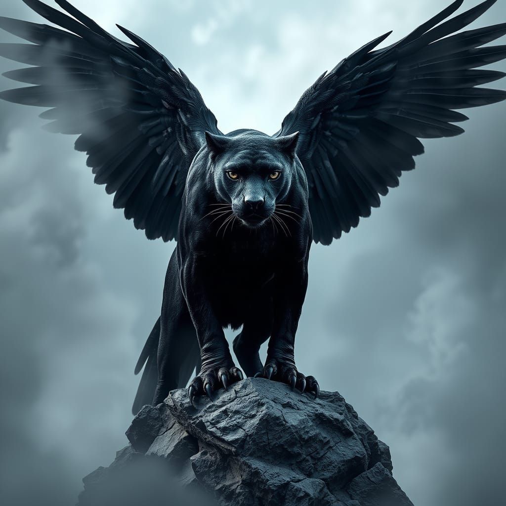 Regal Hybrid Creature: Ancient Power and Wisdom