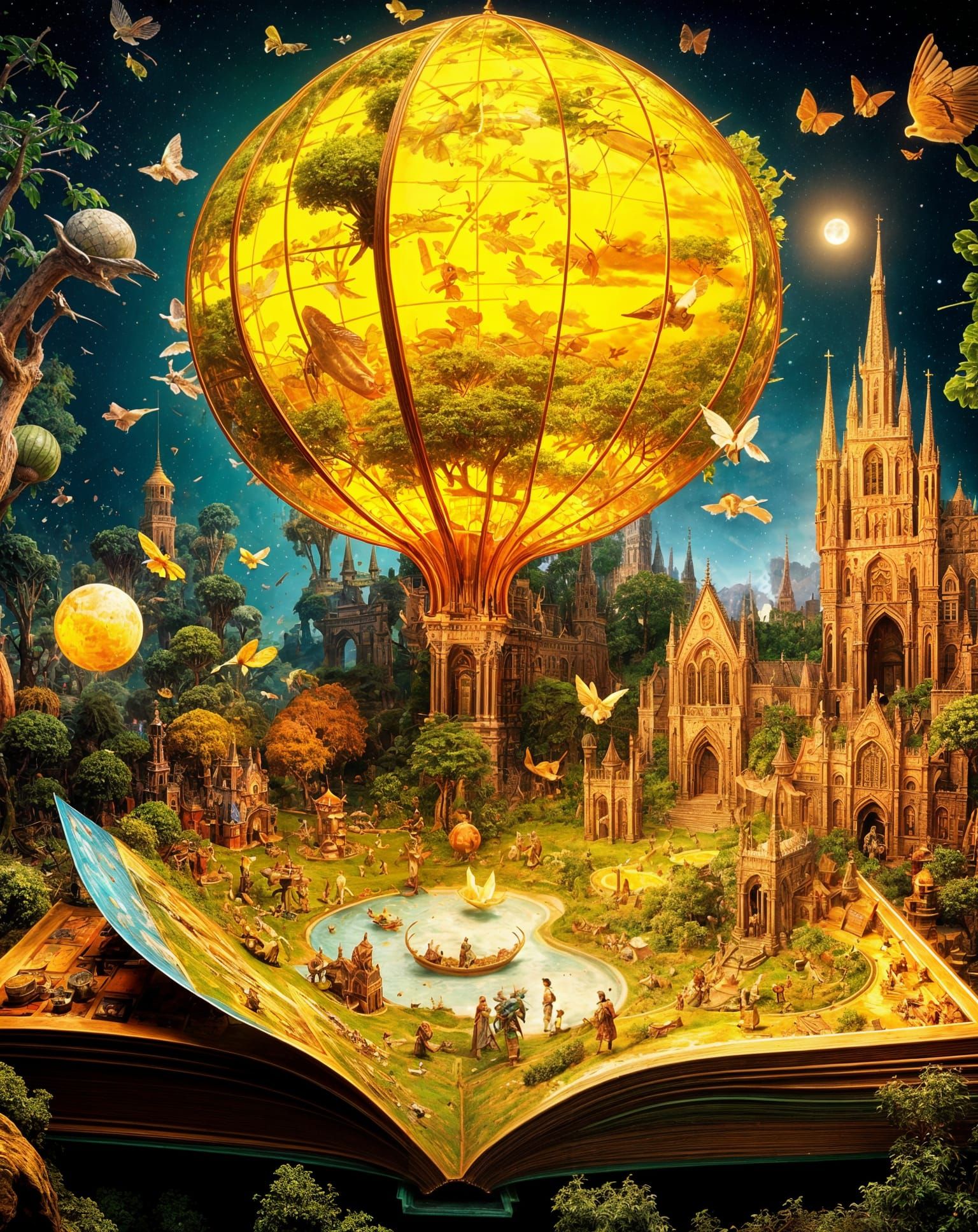 The Garden of Earthly Delights Pop-Up Book in 3D