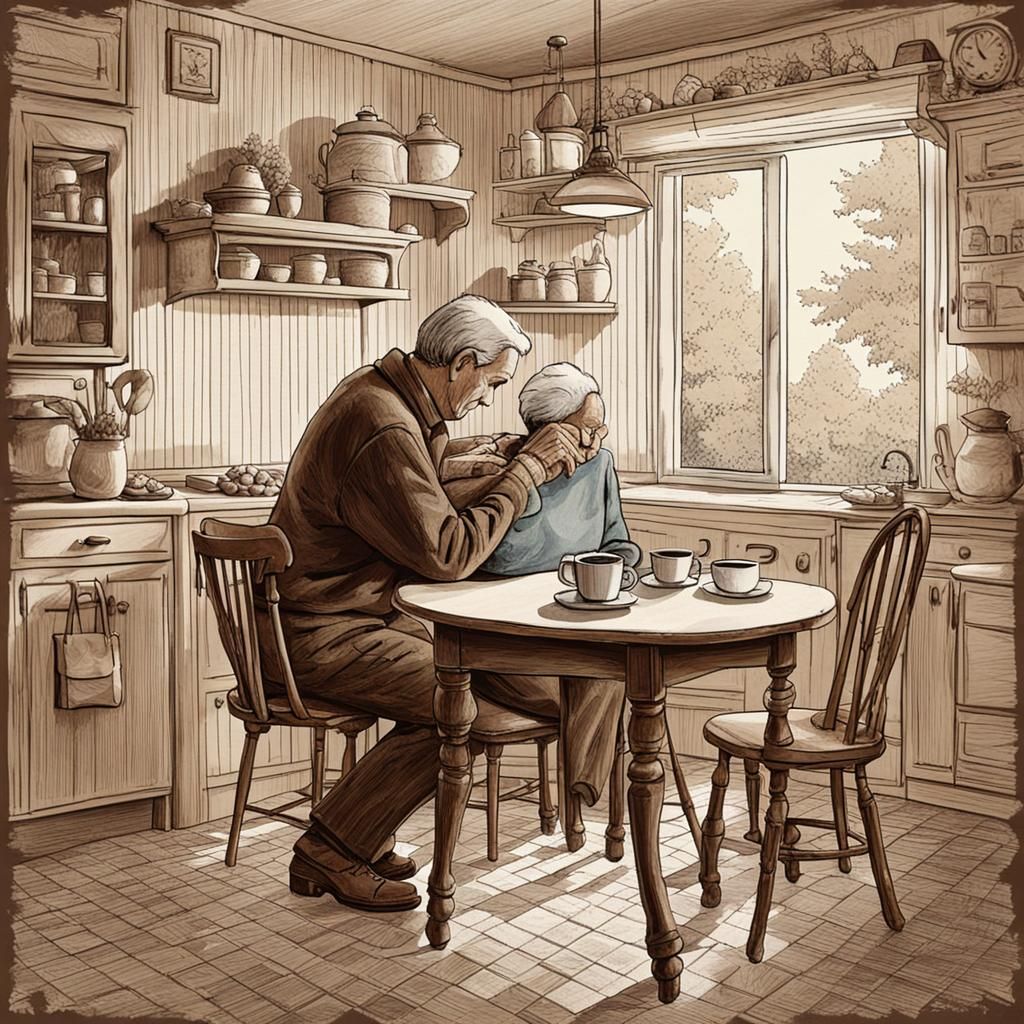My memories are all of you, a mother that passed away way to soon, a man sitting at the kitchen table with his mother ha...