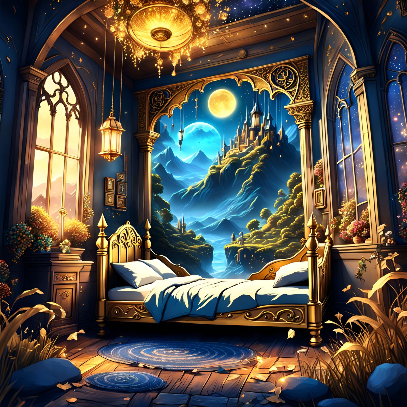 Fantastical Golden Slumbers in Deep Color, 8K