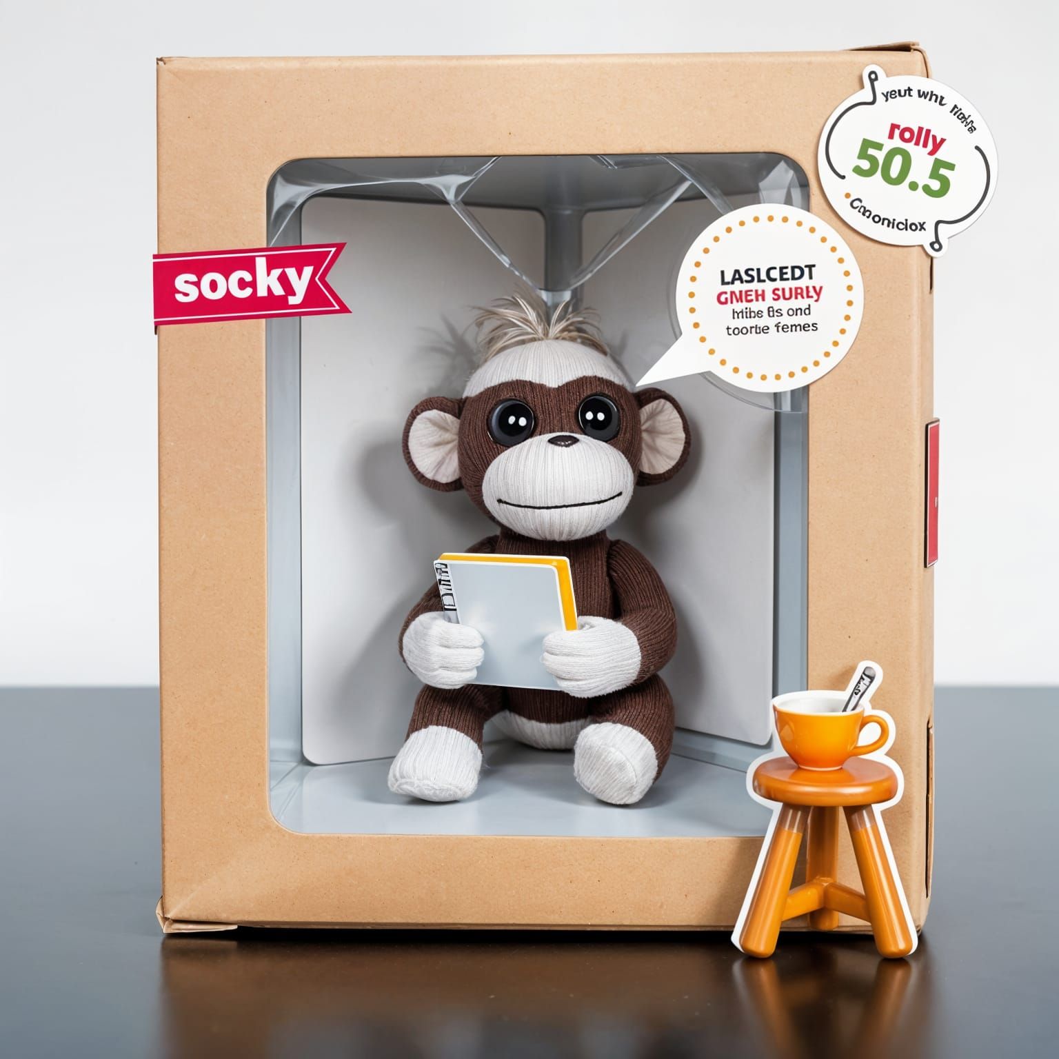 Socky in Stylized Vinyl Toy Box