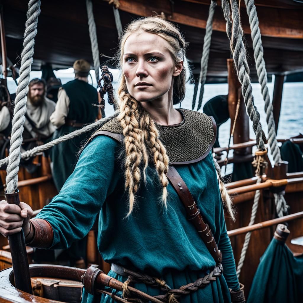 Young viking woman