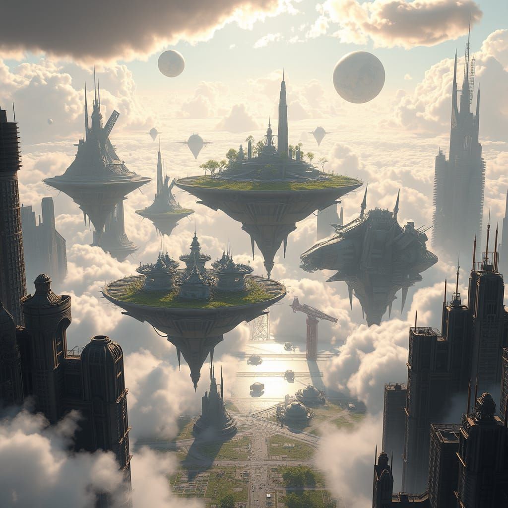 Utopian World Invaded by Dystopian Future