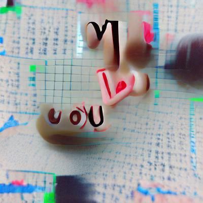 Abstract Floral Design in Bold Colors