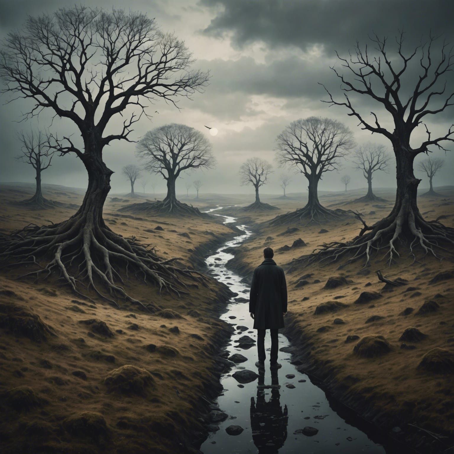 Surreal Liminal Landscape: A Schizophrenic Point of View