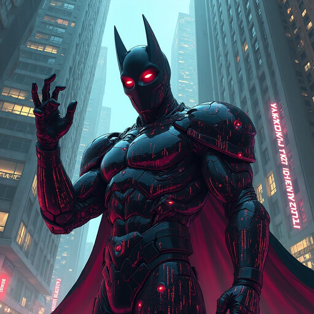 The Glitch: Reality-Warping Supervillain in Cyberpunk Citysc...