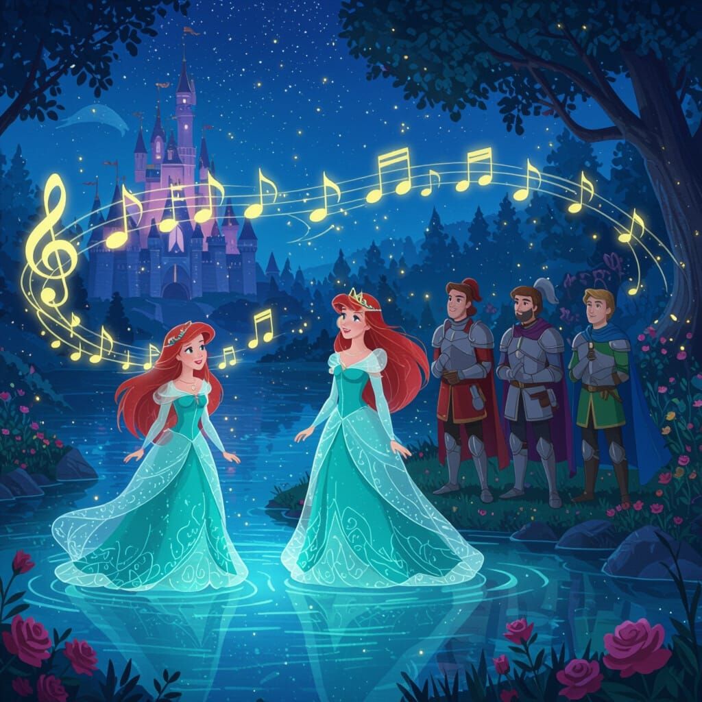 Princess Ariel Sings Magic Music by Luminous Lake