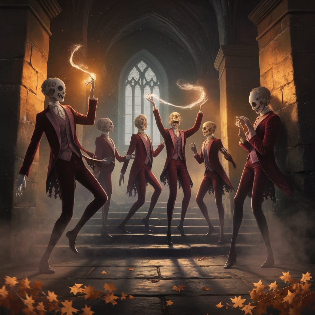 Elegant Ghost Dines on Soul in Castle Dungeon