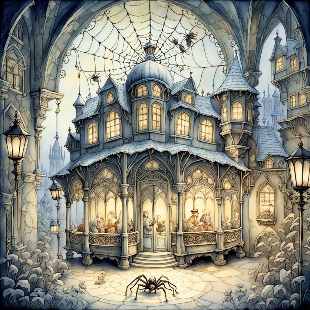 The Mystery of the Silver Spider