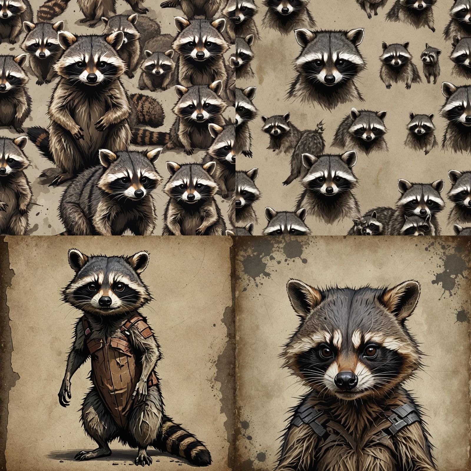 Deformed Raccoon: An AI-Generated Anomaly