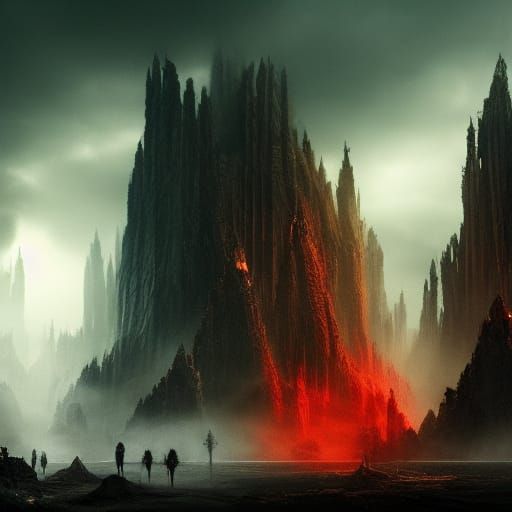 Dramatic Digital Painting: Blood, Darkness, Death, Light