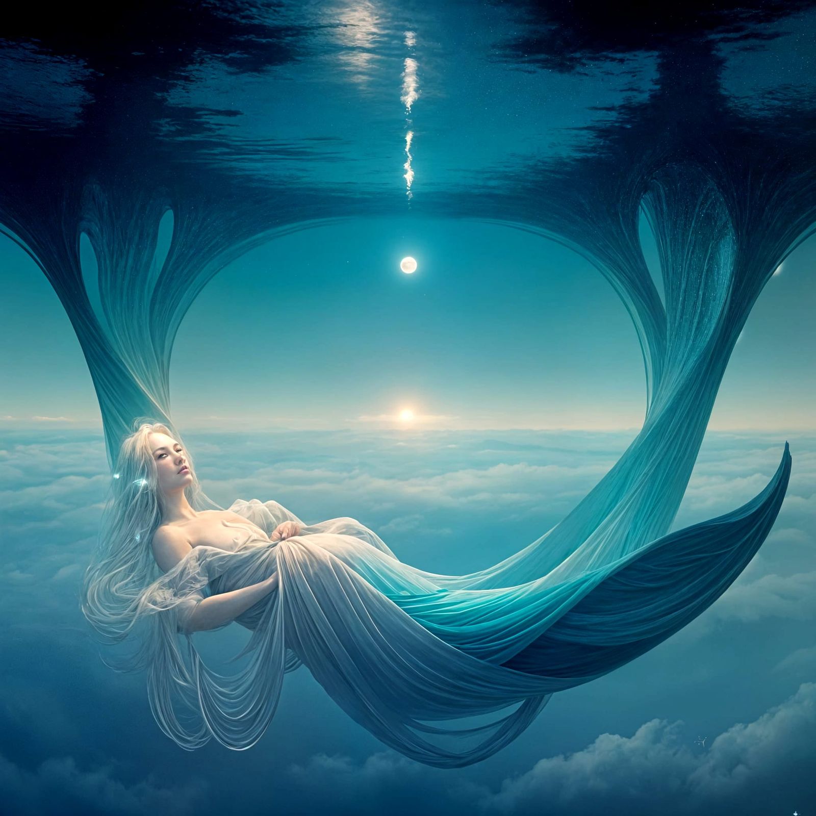 Surreal Landscape in Vibrant Hues