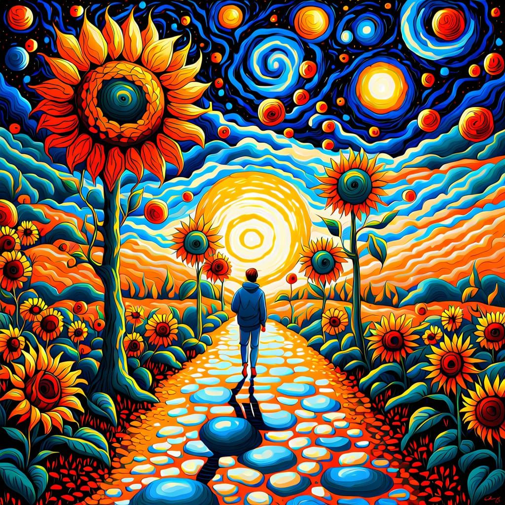 winding path in a innerreality