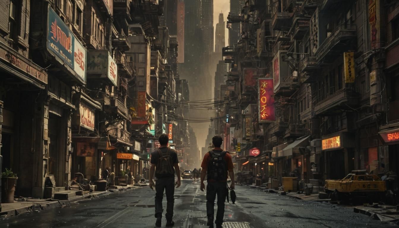 Futuristic Cityscape in 8k Movie Still