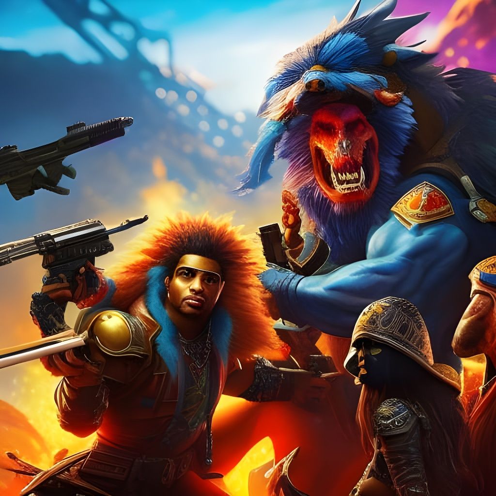 Hyperrealistic Space Pirates Concept Art