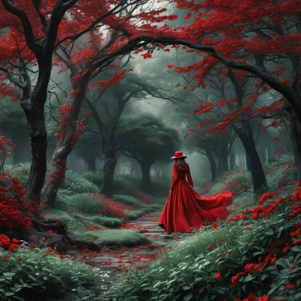 Scarlet Visions of Elegance