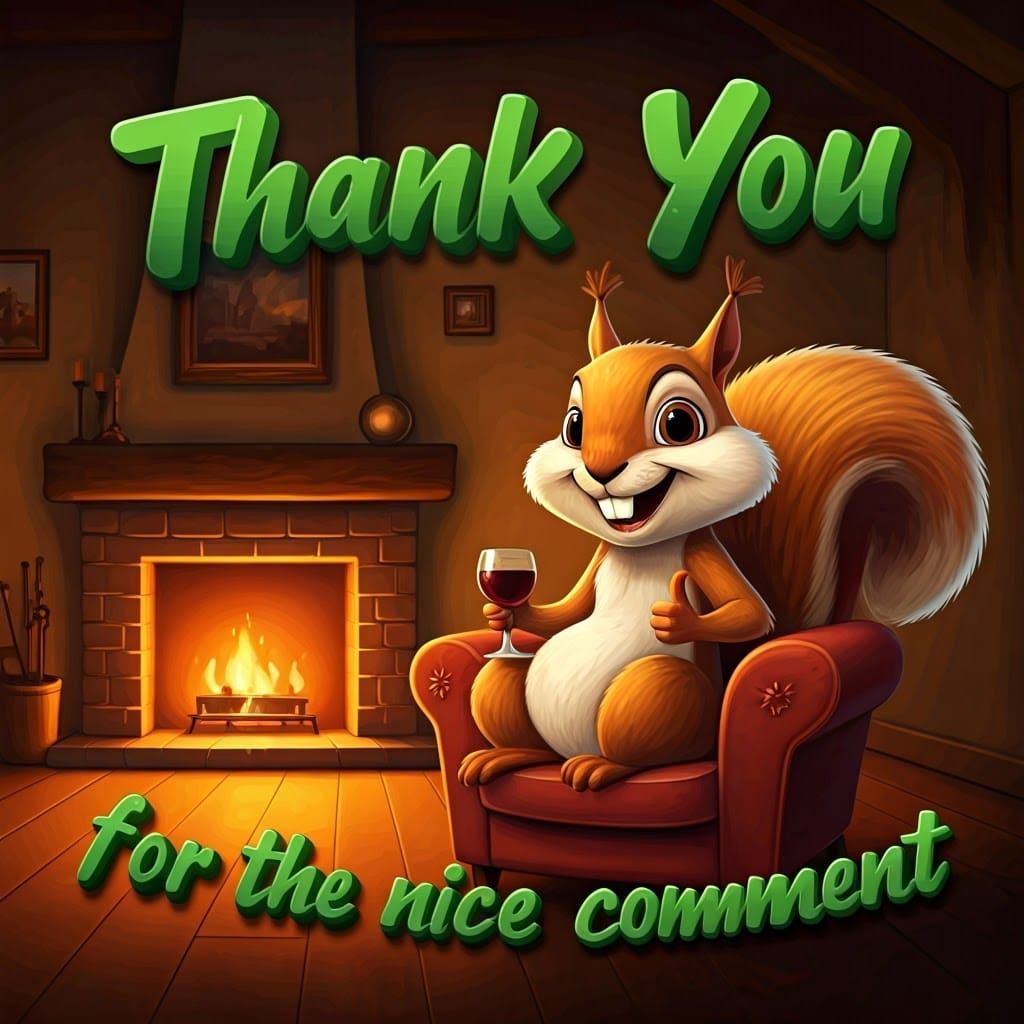 The large text "Thank You" appears in playful, 3D bold typog...