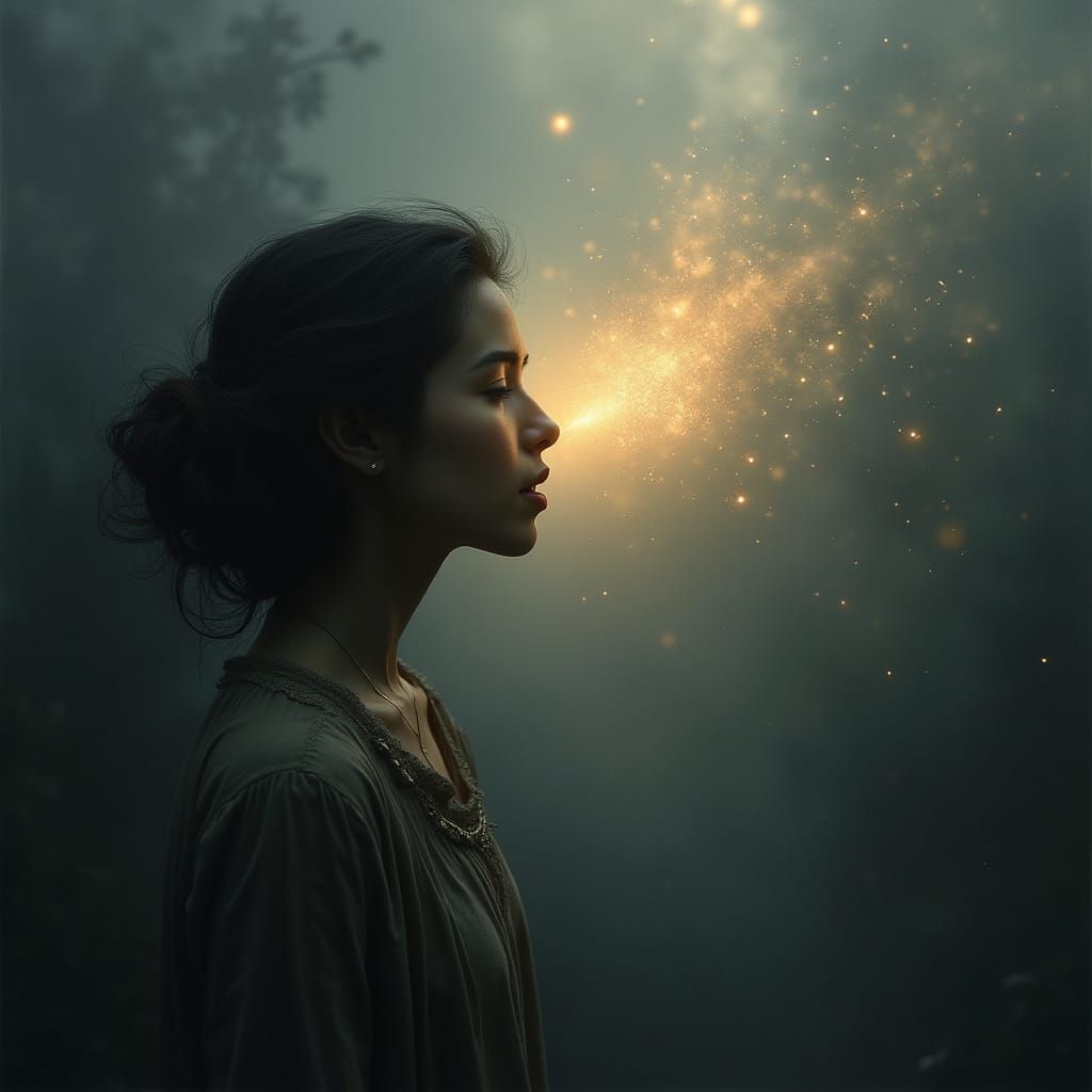 Ethereal Voice Calls from Gray Dream to Silver and Gold Morn...