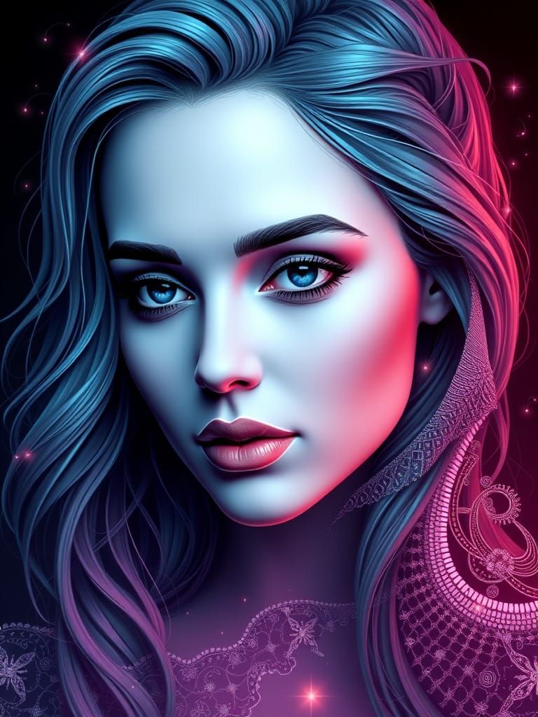 Stunning Portrait of a Woman in Ethereal Light