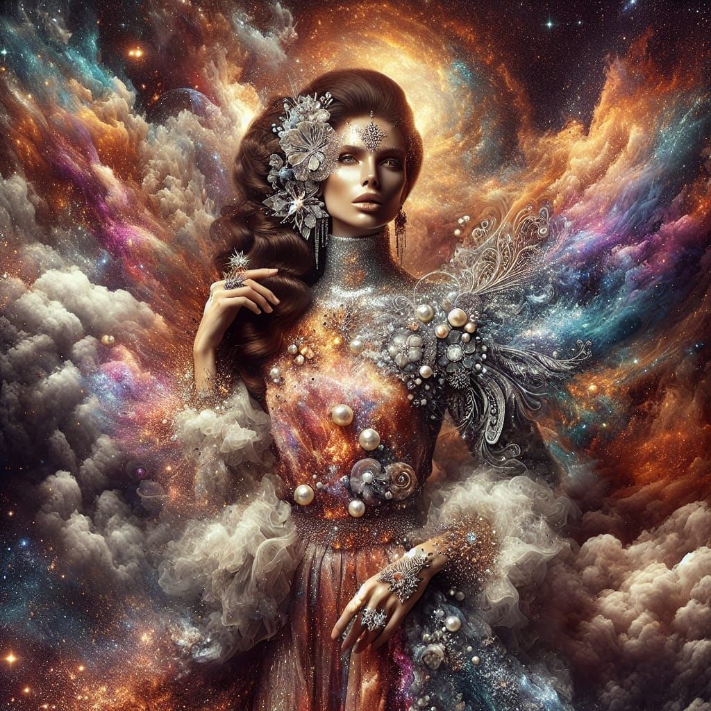 Stardust Woman in Supernova, High Resolution