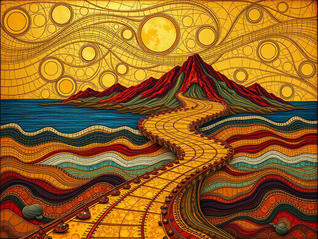 Terraformed Landmark in Shabby Chic Style