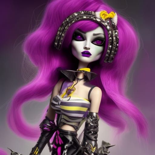 Monster High Doll in Dark Fantasy Style