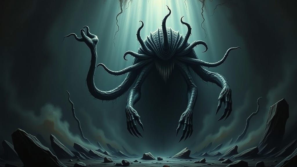 Terrifying Horror Emerges from Dark Abyss