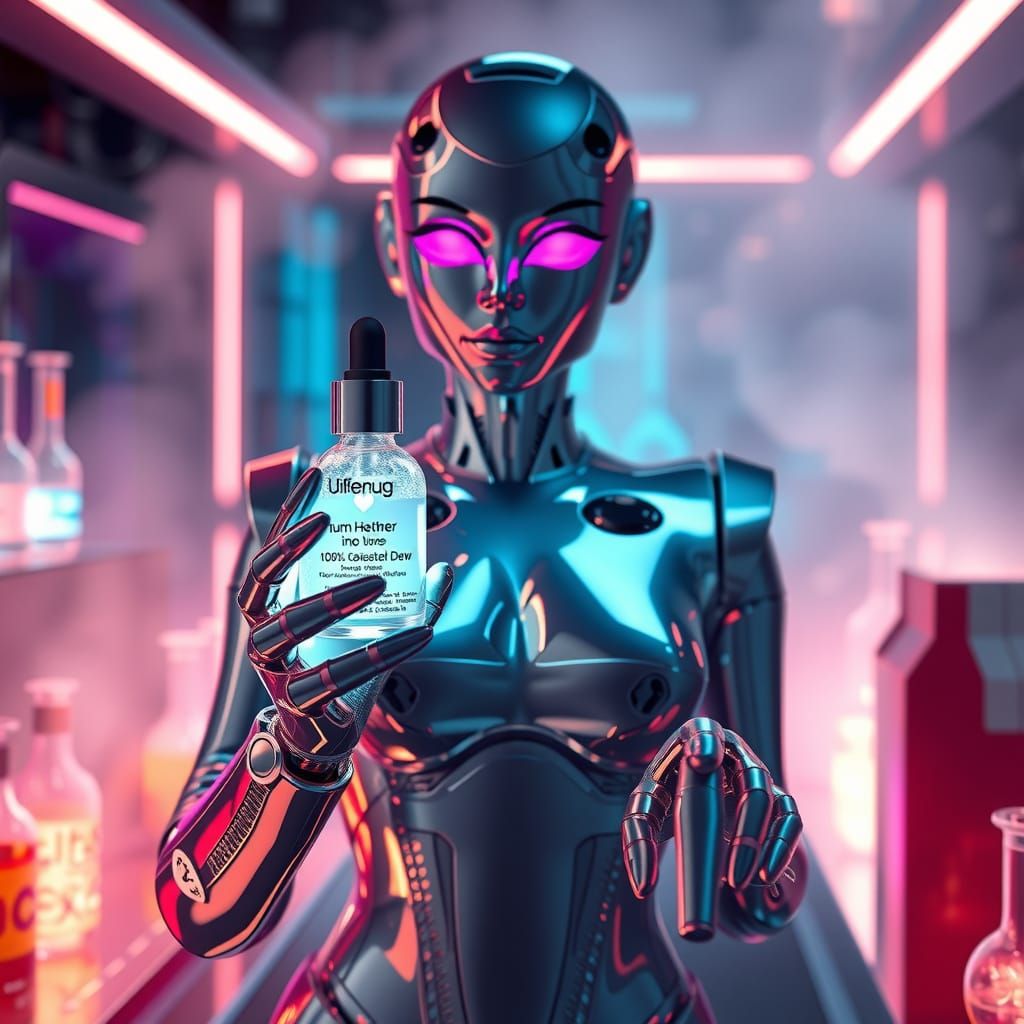 Chrome Beauty Influencer Unveils Celestial Dew