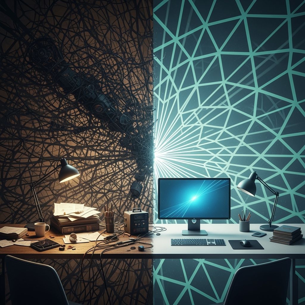 Dichotomy: Chaos and Order in Symbolic Modern Art