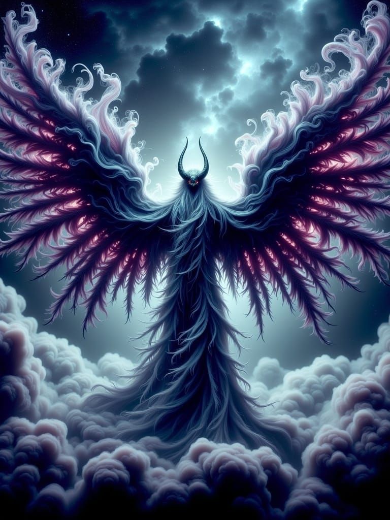 <lora:Morkaiverse:1.0> <lora:Dystopian Sci-fi:1.0> Demon of ...