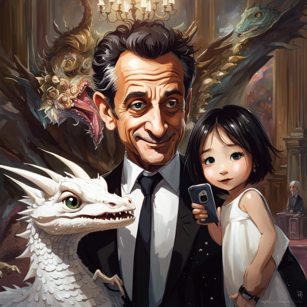 Ok for a selfie mister Sarkozy?