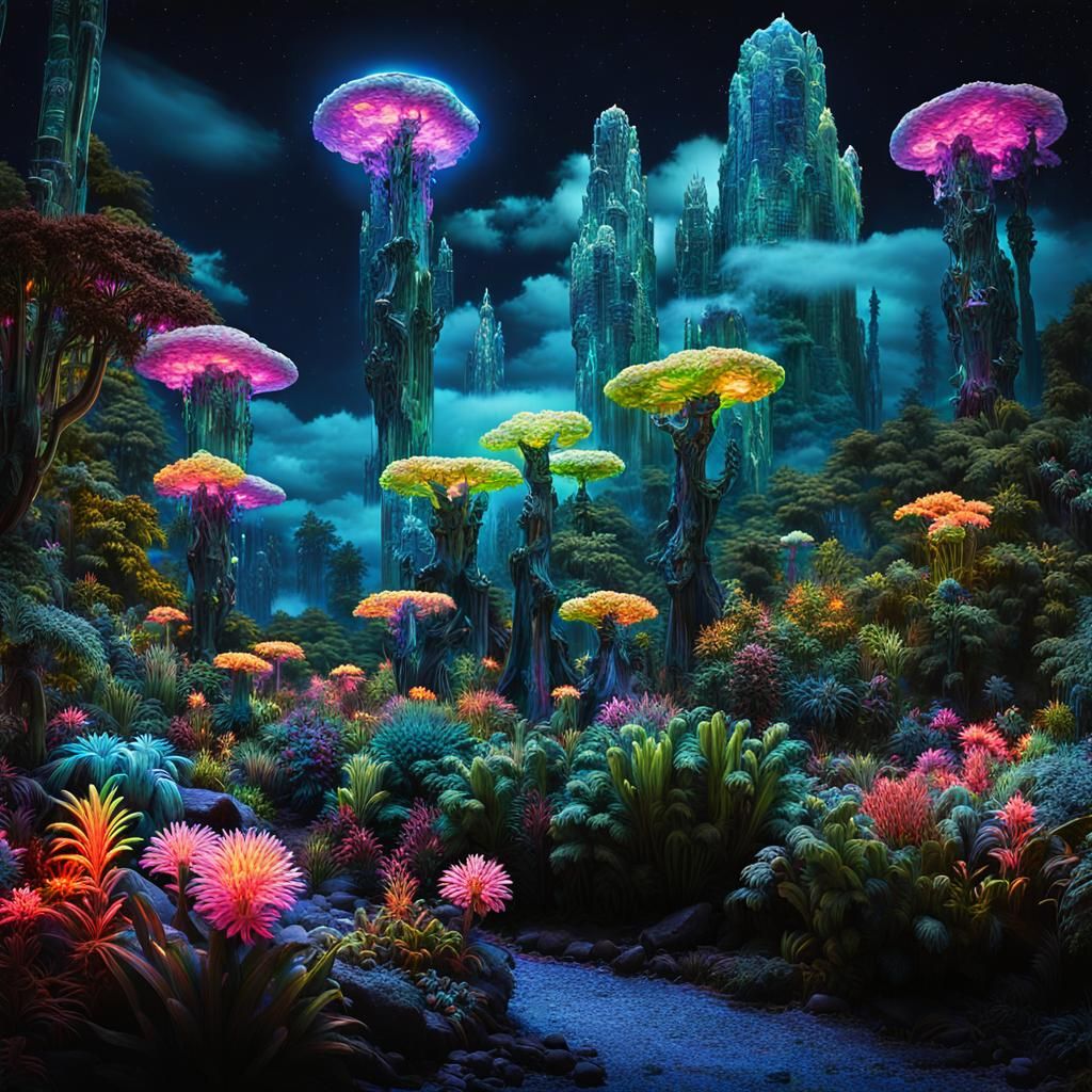 Bioluminescent Landscape