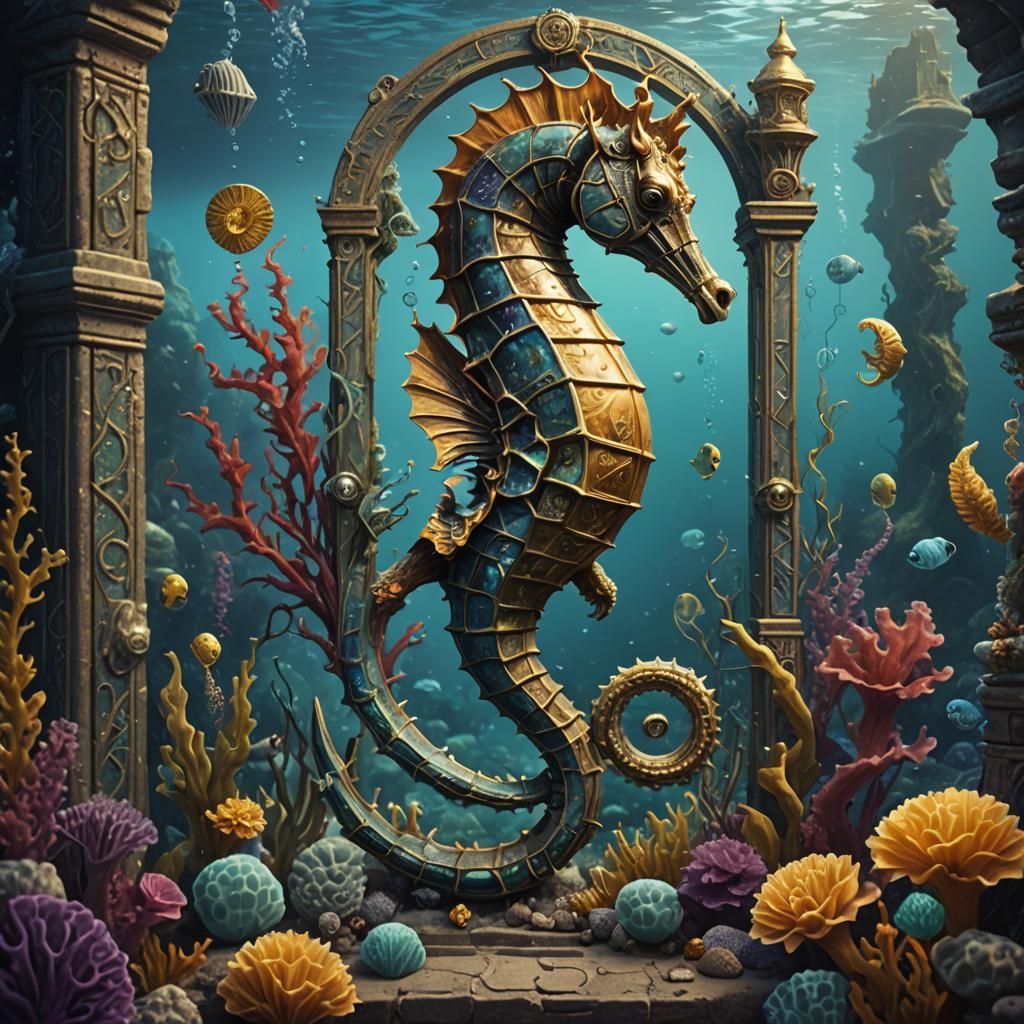Underwater Psychic Tarot Reading for Seahorse