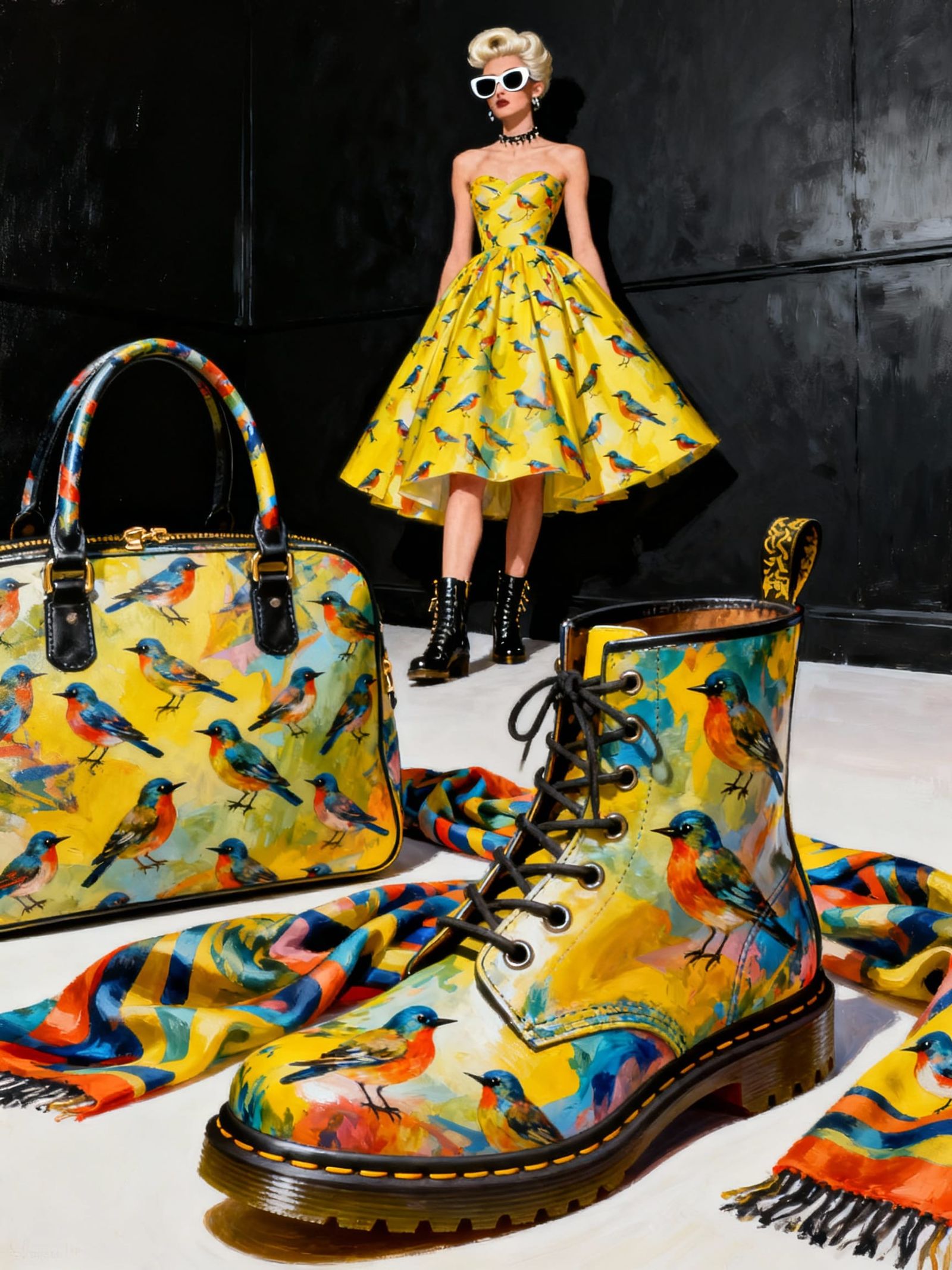 Dr. Martens Fashion: Birds, Boots, and Bags