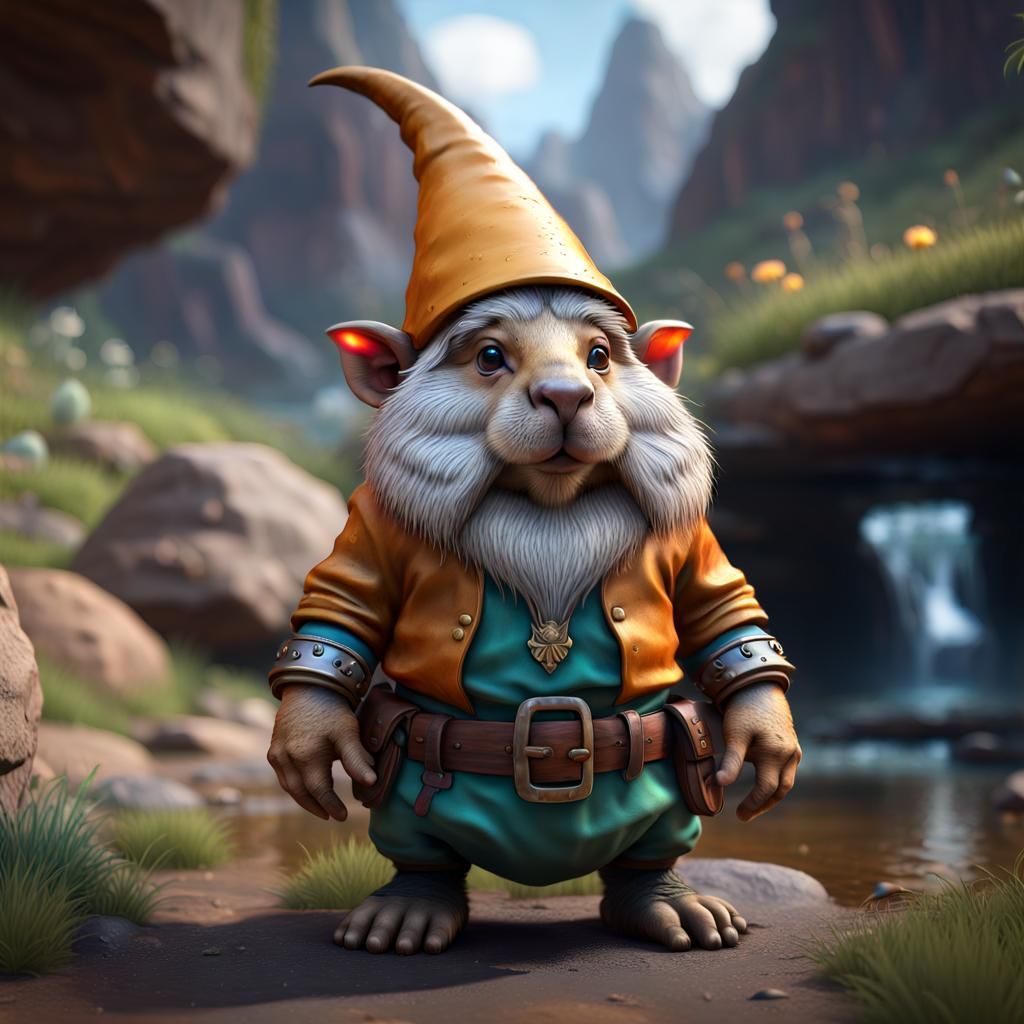 Capybara-gnome, rover