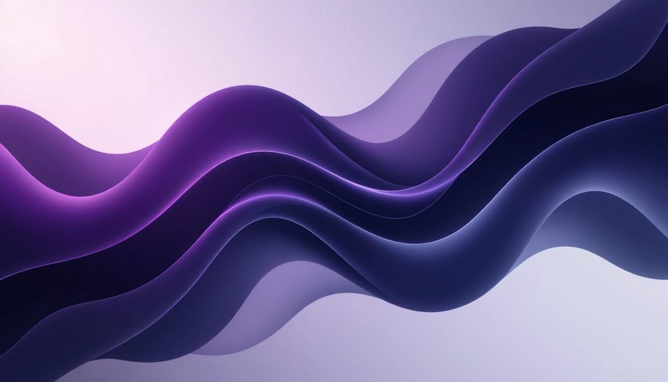 Deep Purple and Black Abstract Smoke Background