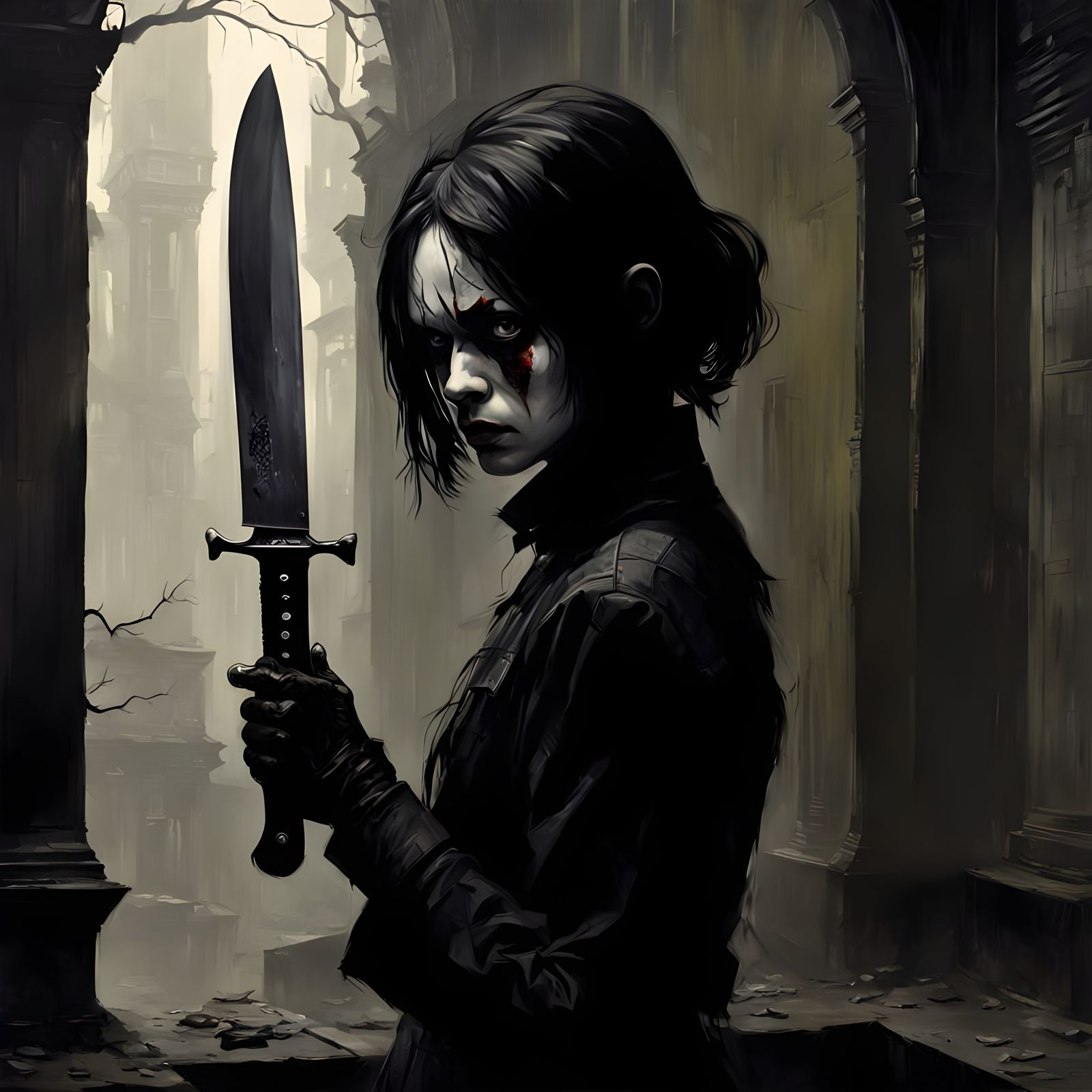 Sinister Cut: Gothic Art Nouveau Horror