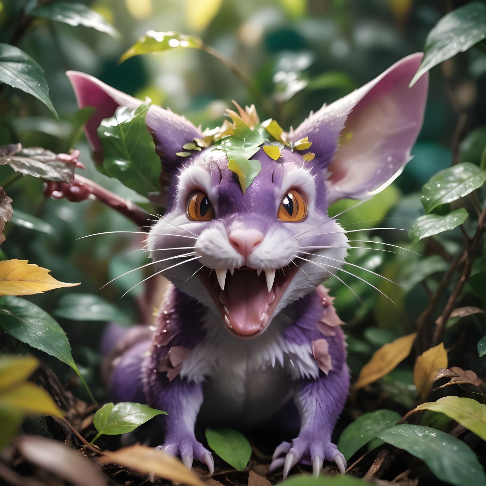 Detailed Photograph of a Pokemon Rattata