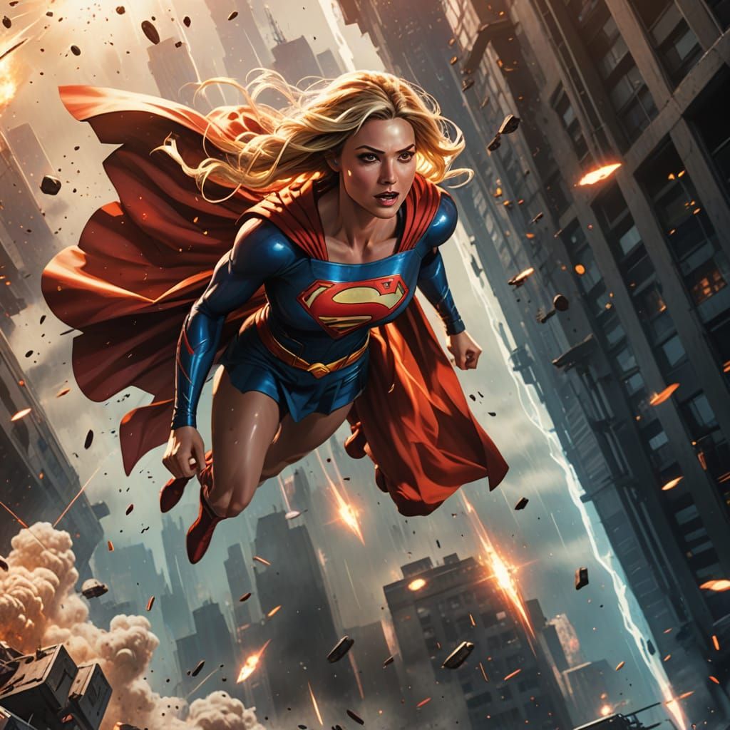 Supergirl in Cosmic Fury