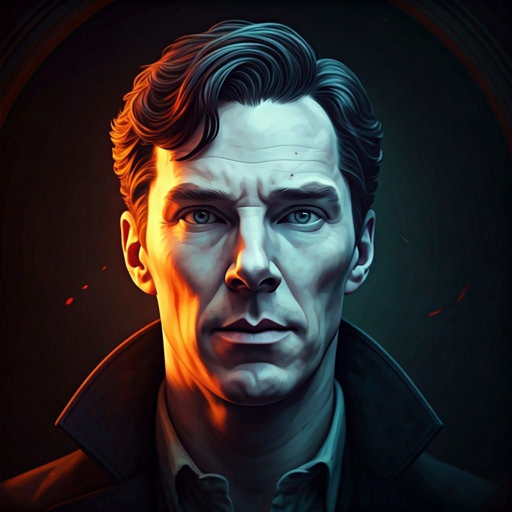 Elegant White Marble Portrait of a Distinguished Gentleman