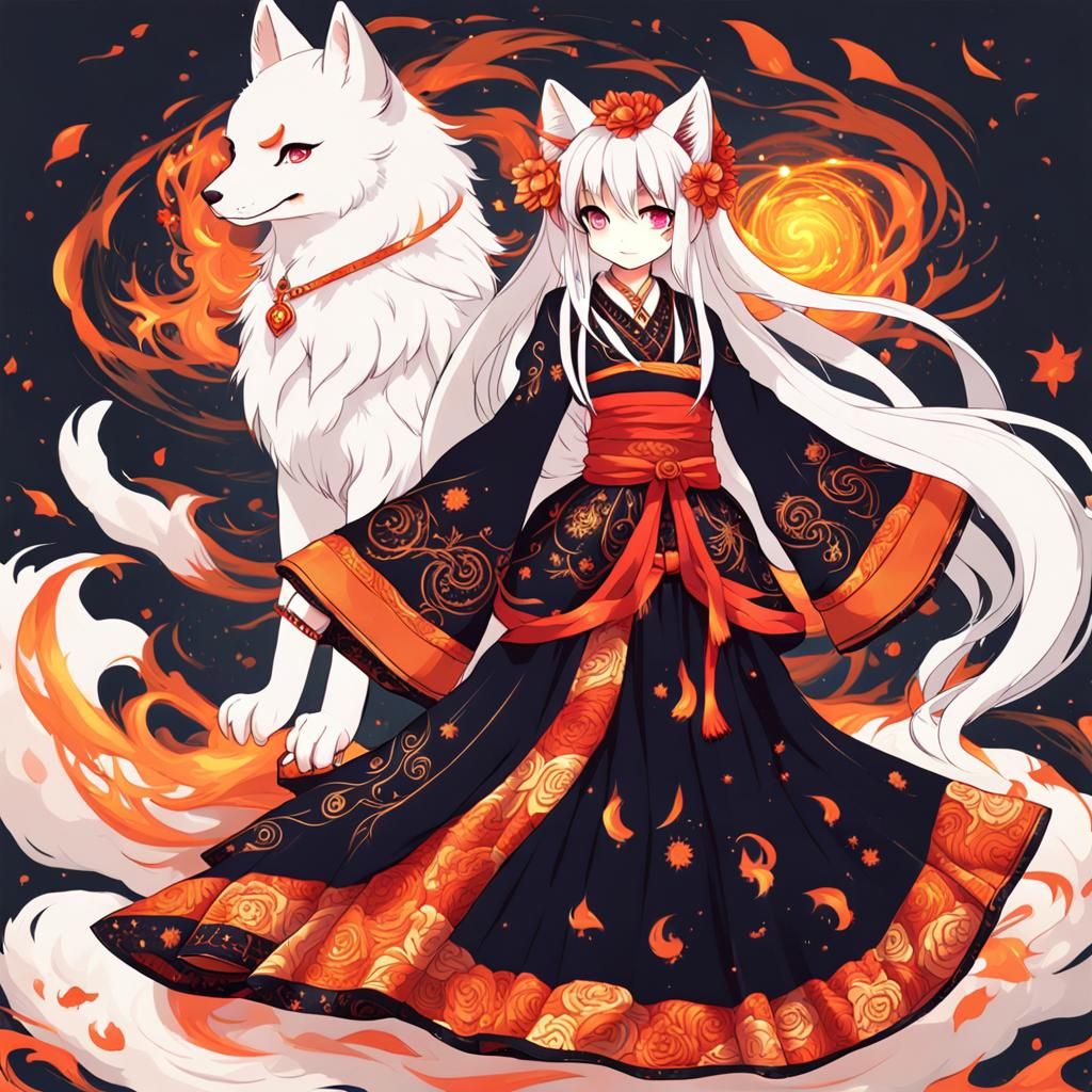 Kitsune Anime Girl: A Fusion of Styles