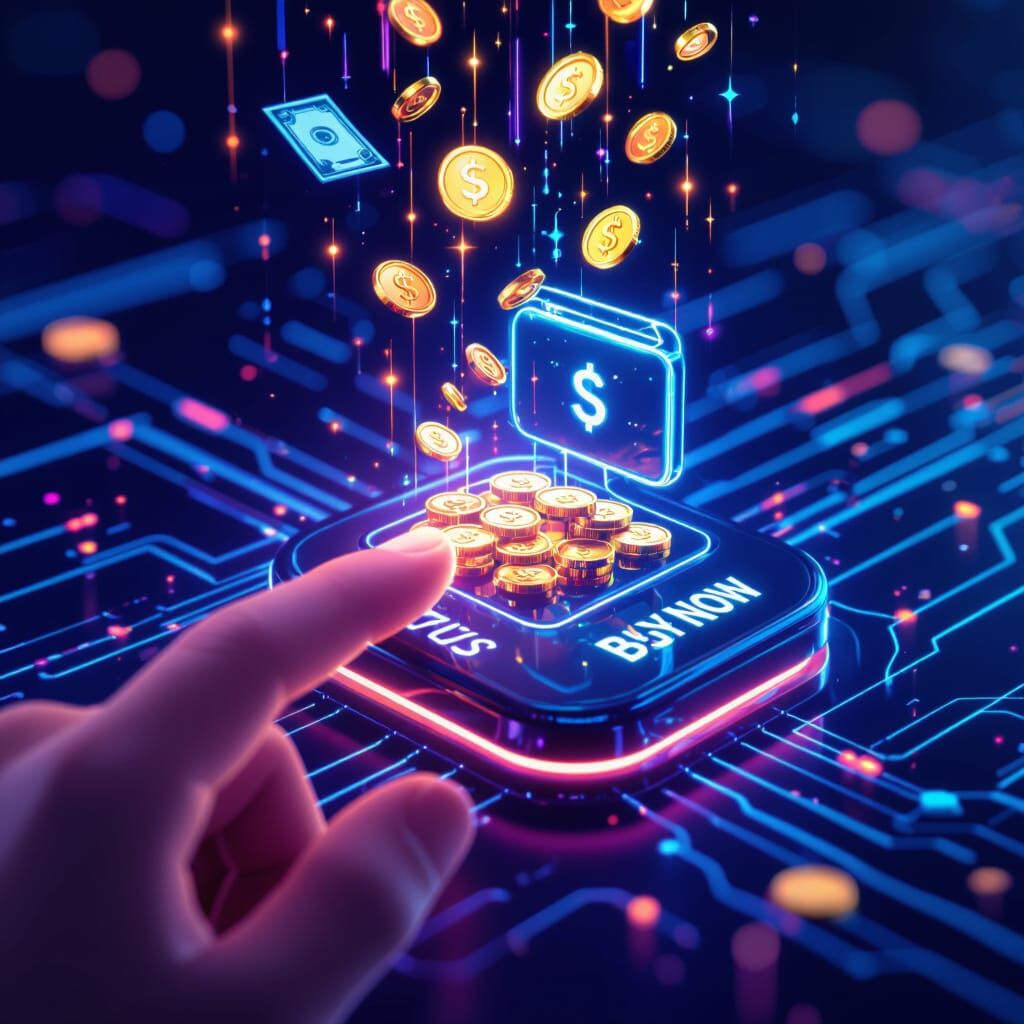 Digital Wallet Fills With Earnings From "Buy Now" Click