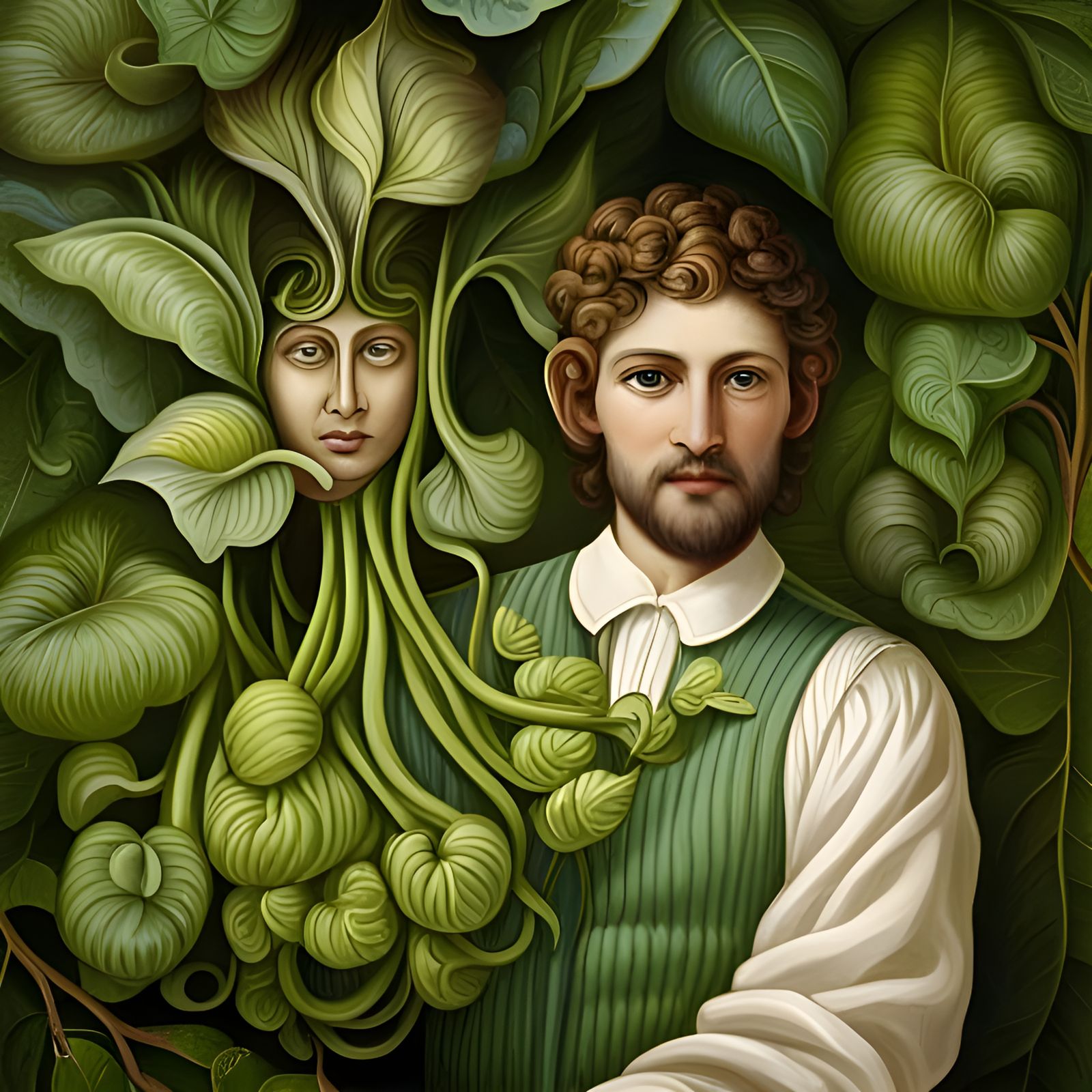 Tacuinum Sanitatis: Mandragora Portrait