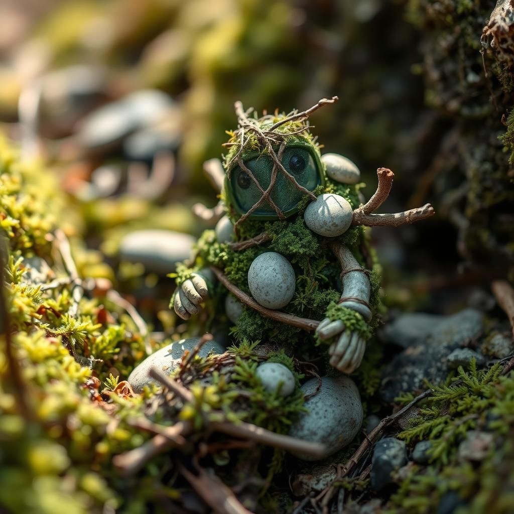 Moss Creature Guardian of the Forest Floor