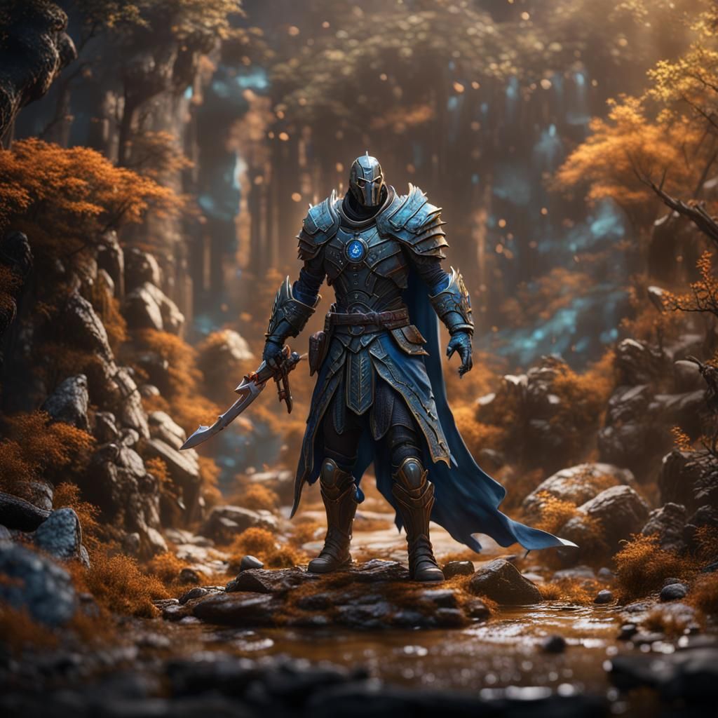 Detailed Action Figure Concept Art