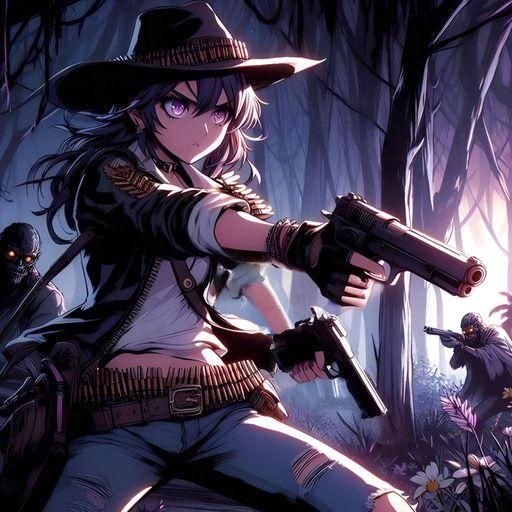 Cowgirl's Last Stand Against Zombie Horde