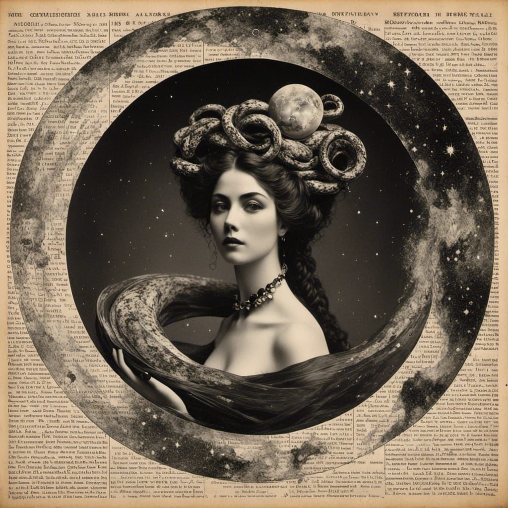 18th Century Atlas with Newspaper Texture