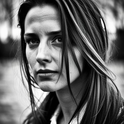 Auburn-Haired Woman: Portrait Photography Aesthetic